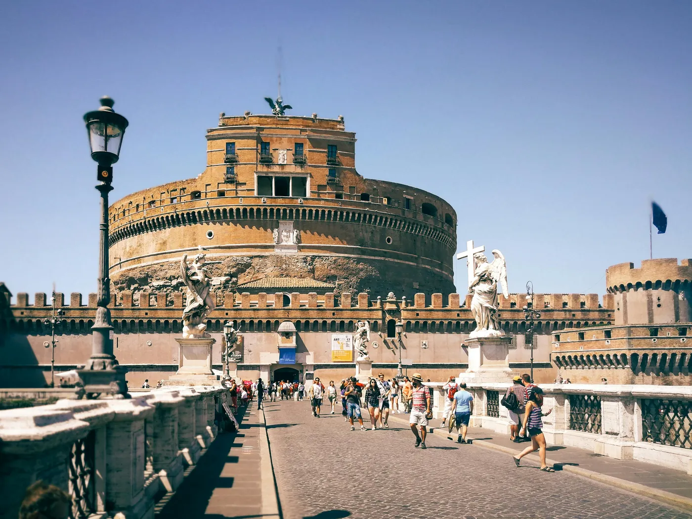 Engelsburg (Castel Sant'Angelo) am Tiber